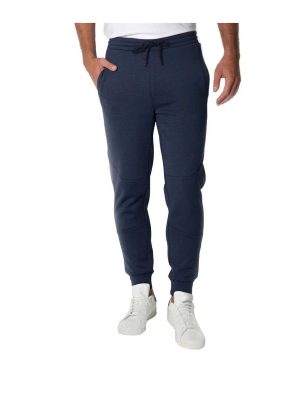 Spyder Active Men's M Blue Jogger Sweatpants With Bonded Fleece e1786